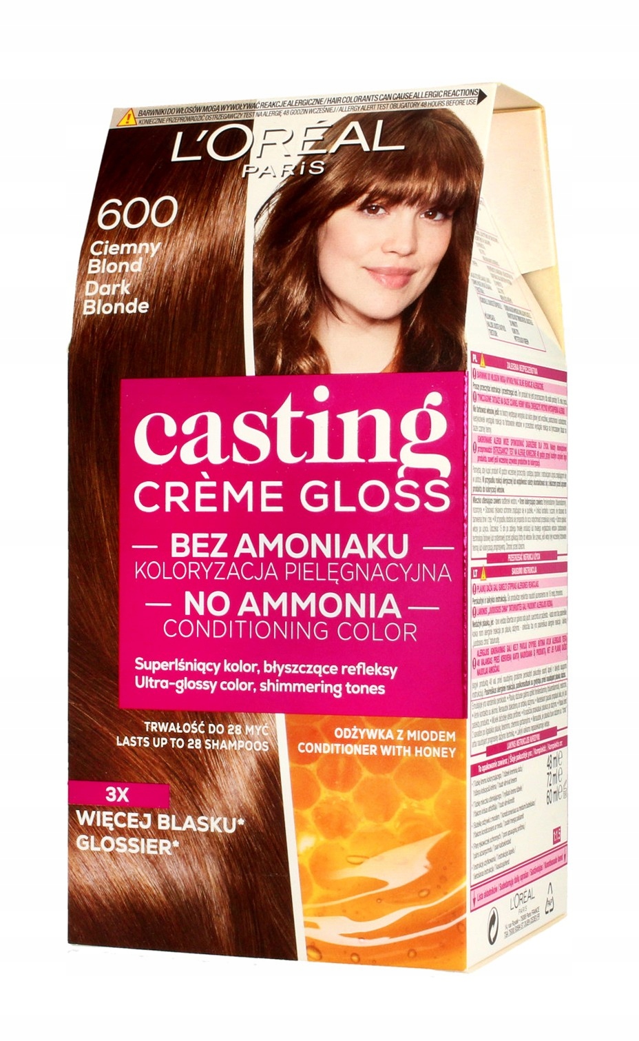 Casting Creme Gloss Krem koloryzujący nr 600 Ciemn