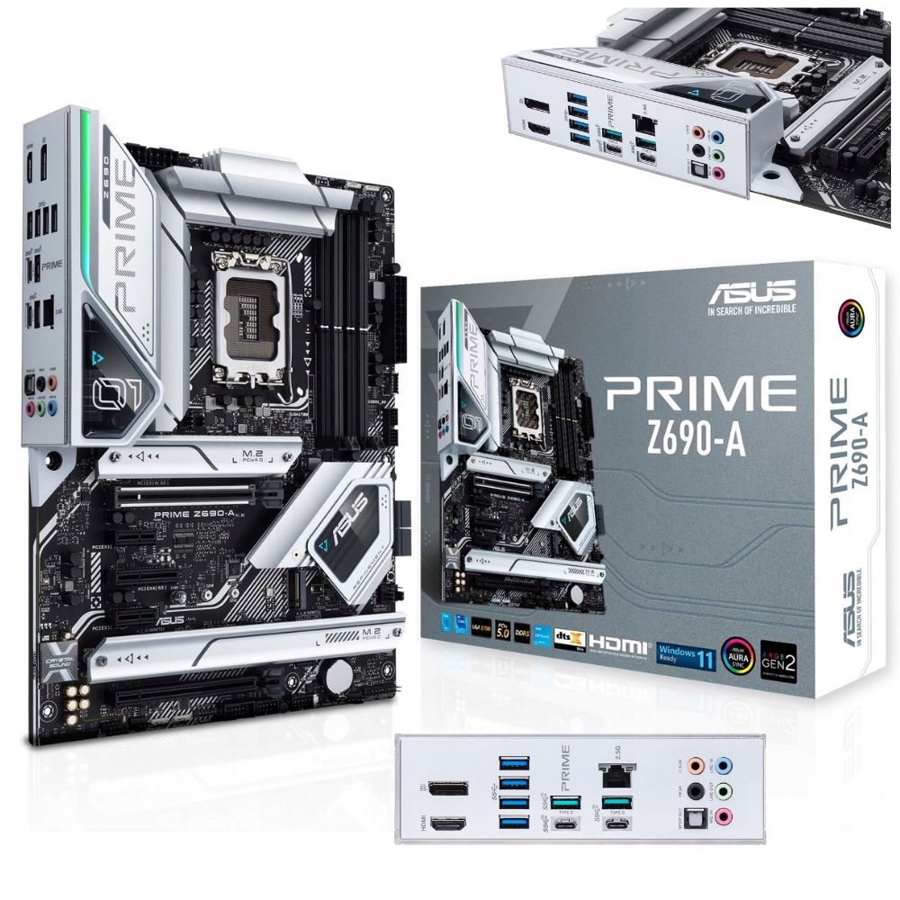 Płyta Główna Asus Prime Z690-A Argb GEN2 Atx DDR5 Intel Z960-Zdjęcie-0