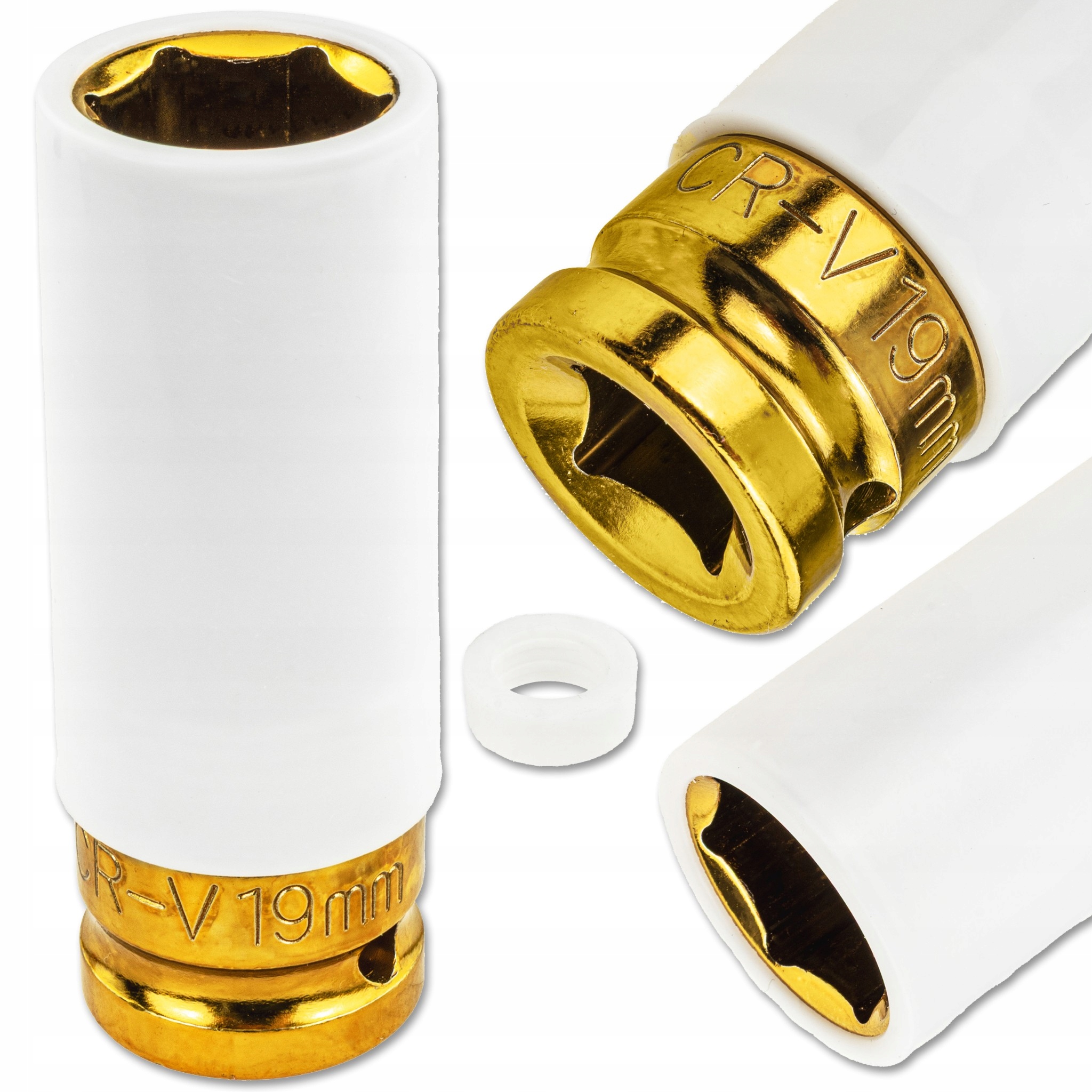 Nasadka Udarowa Do Felg Aluminiowych 19 MM 1/2 Alufelg Długa 80 MM Cr-v