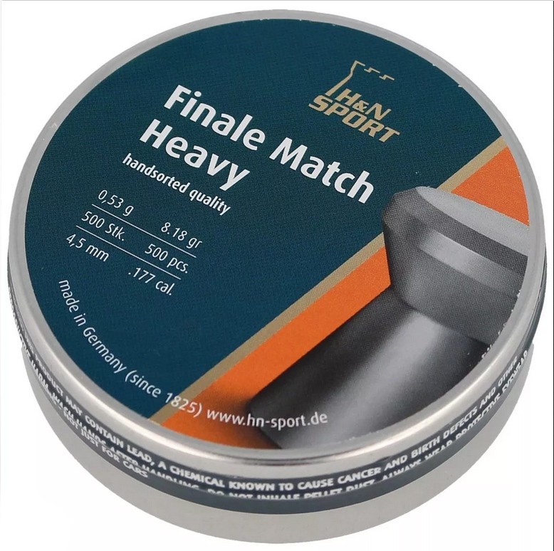 Śrut diabolo H&n Finale Match Heavy 4,49 mm 500 szt.
