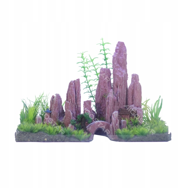 

Ozdoba Do Akwarium Zestaw 3 Elementy 45x22cm