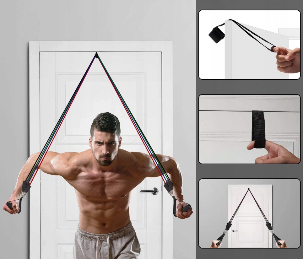 ZESTAW 5 GUM OPOROWYCH FITNESS WORKOUT EKSPANDER EAN (GTIN) 5907771301563