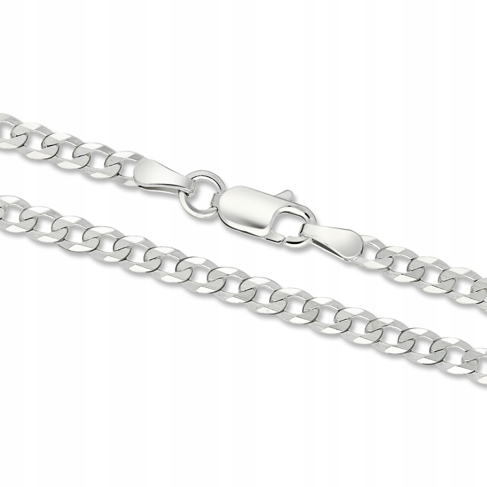 Srebrny łańcuszek Pancerka 60cm pr.925