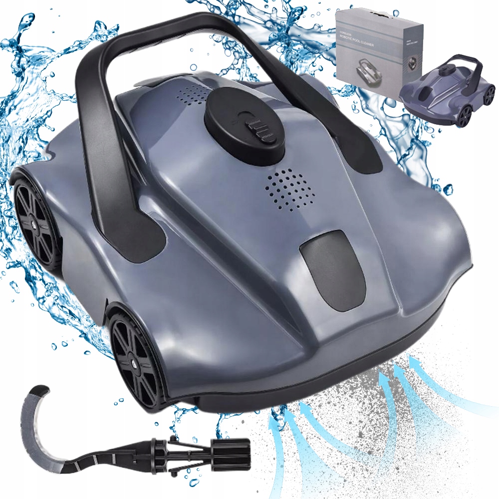Automatyczny Odkurzacz Basenowy Potężny Długi Czas Pracy Baterii: 130 Minut