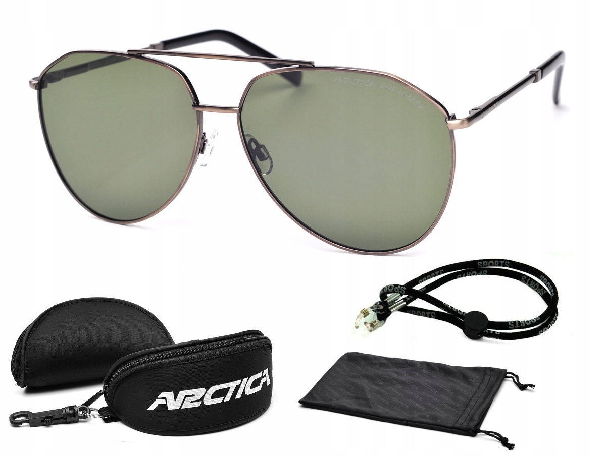 

Arctica Okulary S-326B Polaryzacyjne Pilotki Etui