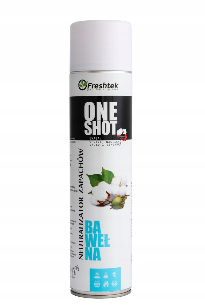

Neutralizator zapachu One SHOT600ml zapach Bawełna