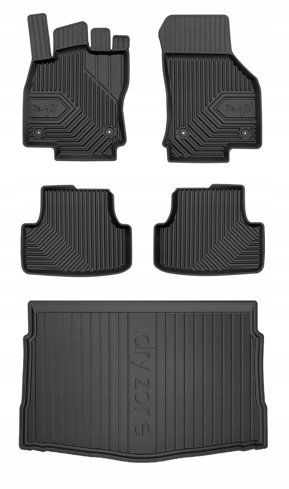 Set 77 Koberce a rohože Vw Golf 8 Hatchback od 2019- d