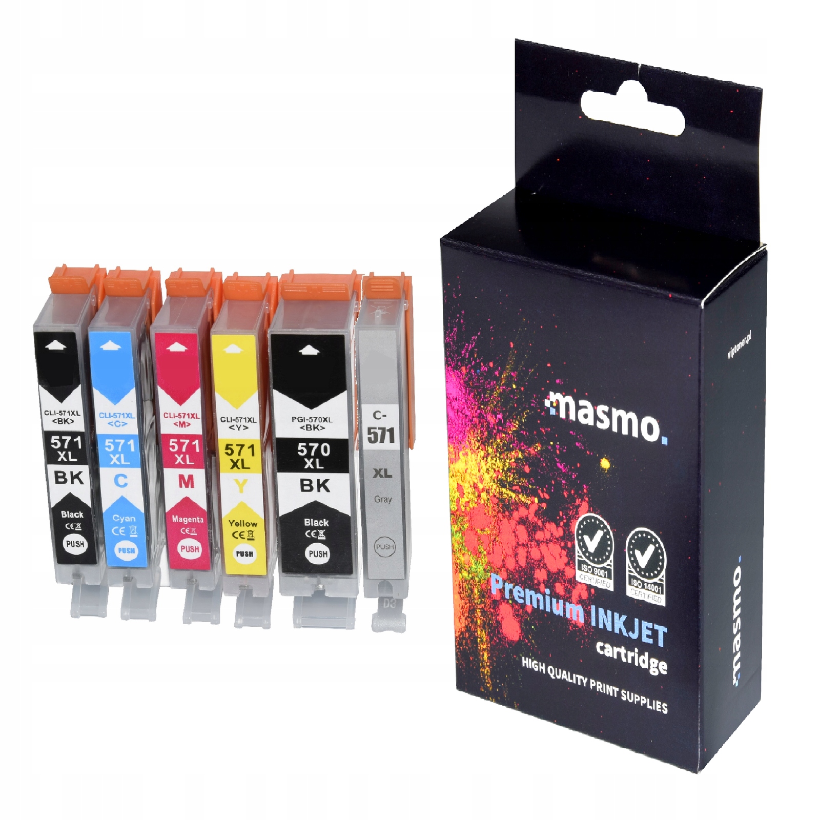 

6x Tusze Do PGI570XL CLI571XL MG5750 MG6850 MG7750