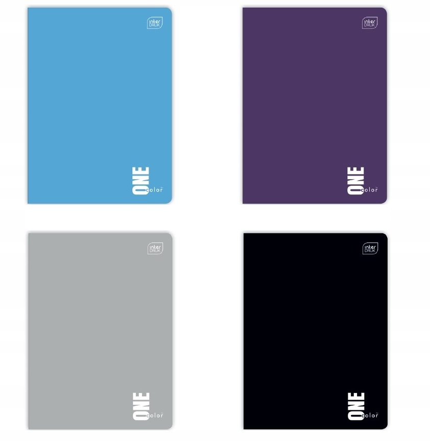 

Zeszyt Brulion A5 16 kartkowy w kratkę MIX 4szt