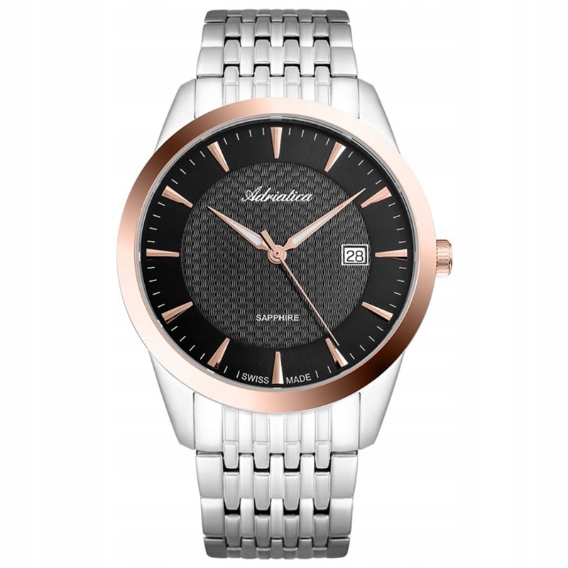 Pánské Hodinky Adriatica A1288.R114Q stříbrné branso