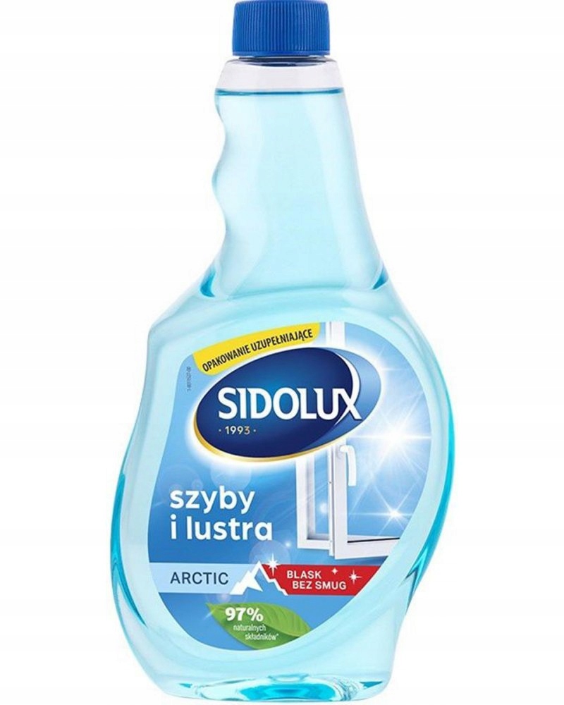 

Sidolux Crystal Płyn do szyb Arctic Zapas, 500 ml