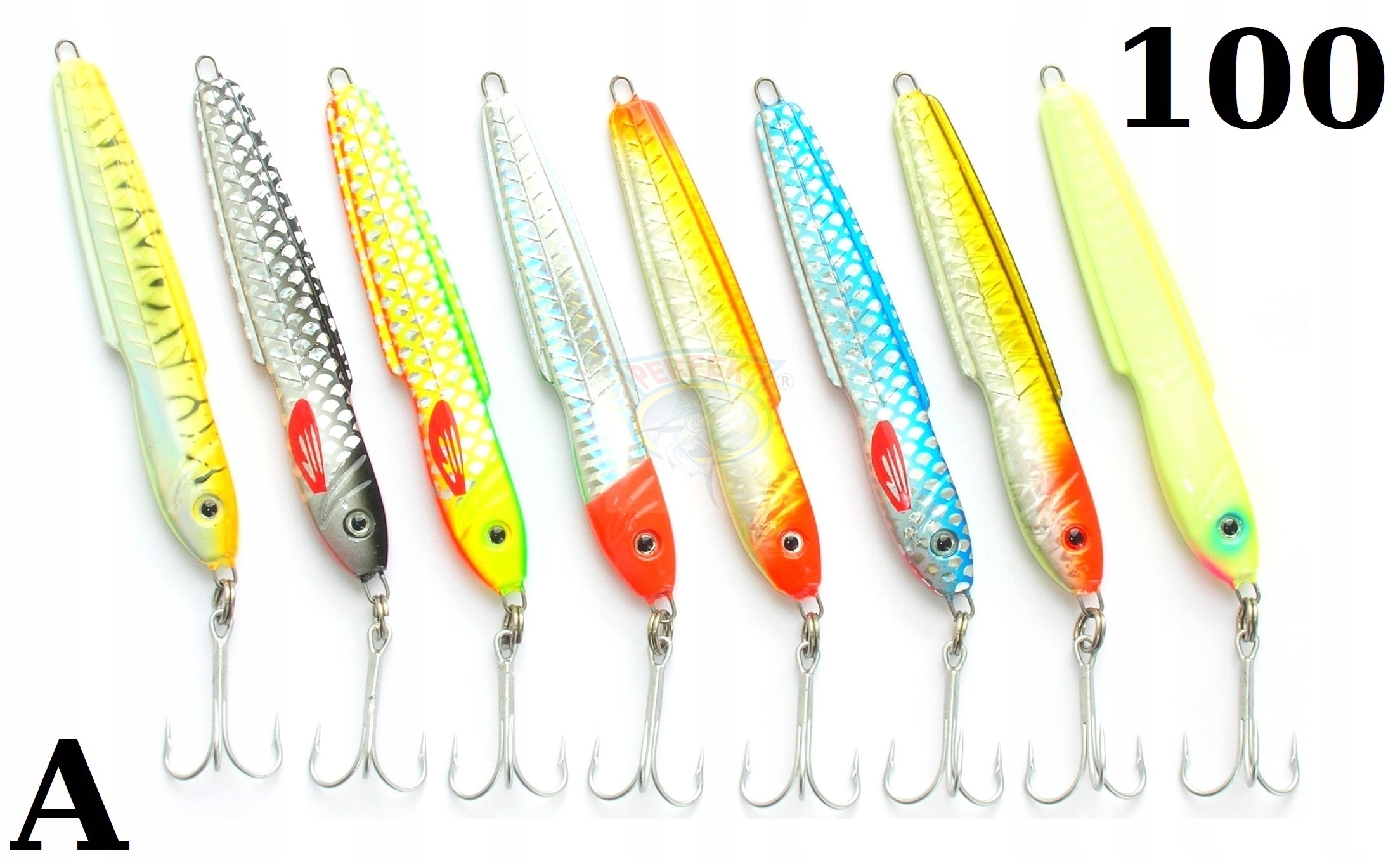 8 X Treska Pilker Perfekt Bora Sport 100gr s.A.