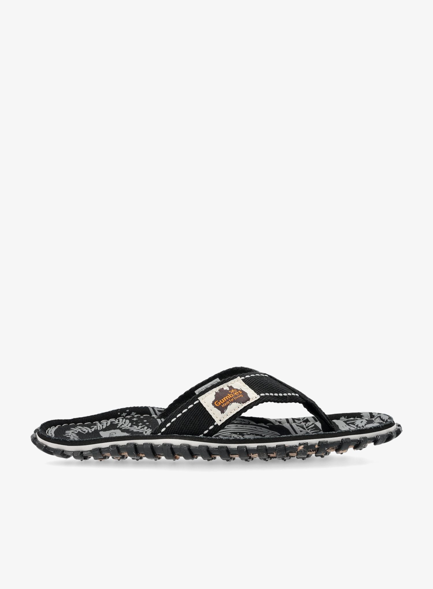 Plážové žabky Gumbies Islander Canvas půlnoční černá 45