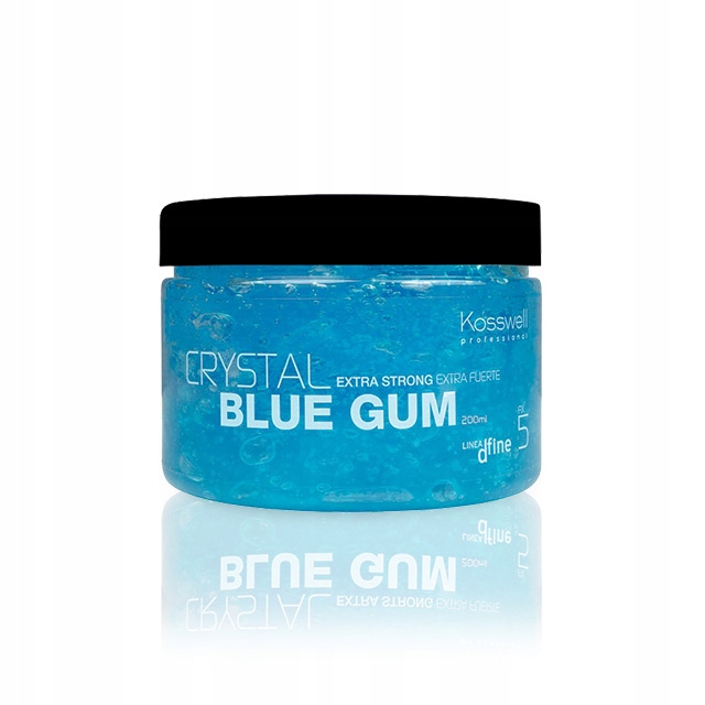 Mokrý, lesklý efekt – guma Kosswell Crystal Blue 200 Ml