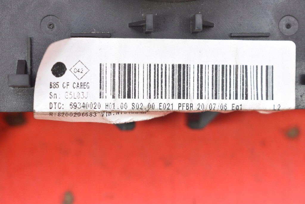 control panel air conditioning devices KLIMY 8200296683 RENAULT CLIO 3 III 05-09