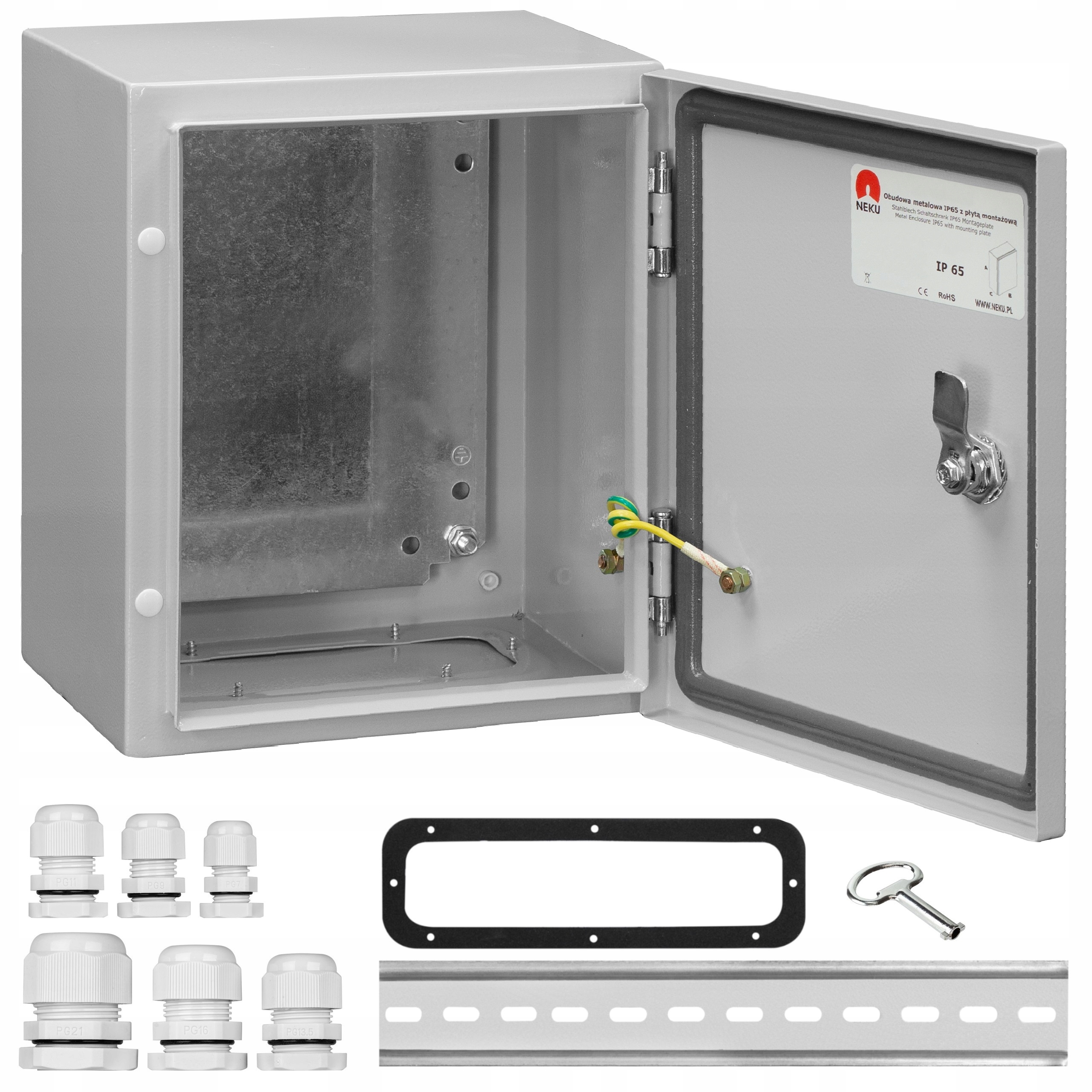 Obudowa Hermetyczna Skrzynka Elektryczna Rozdzielnica 300x250x200mm IP65