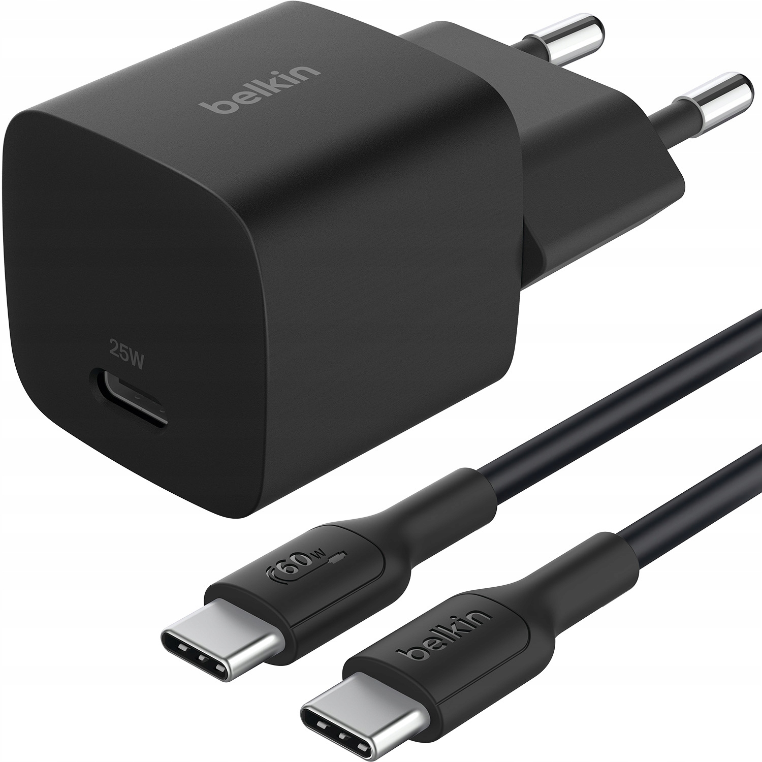 Ładowarka sieciowa Belkin Boost 25W Usb-c Pd 3.1 mała kostka kabel Usb-c