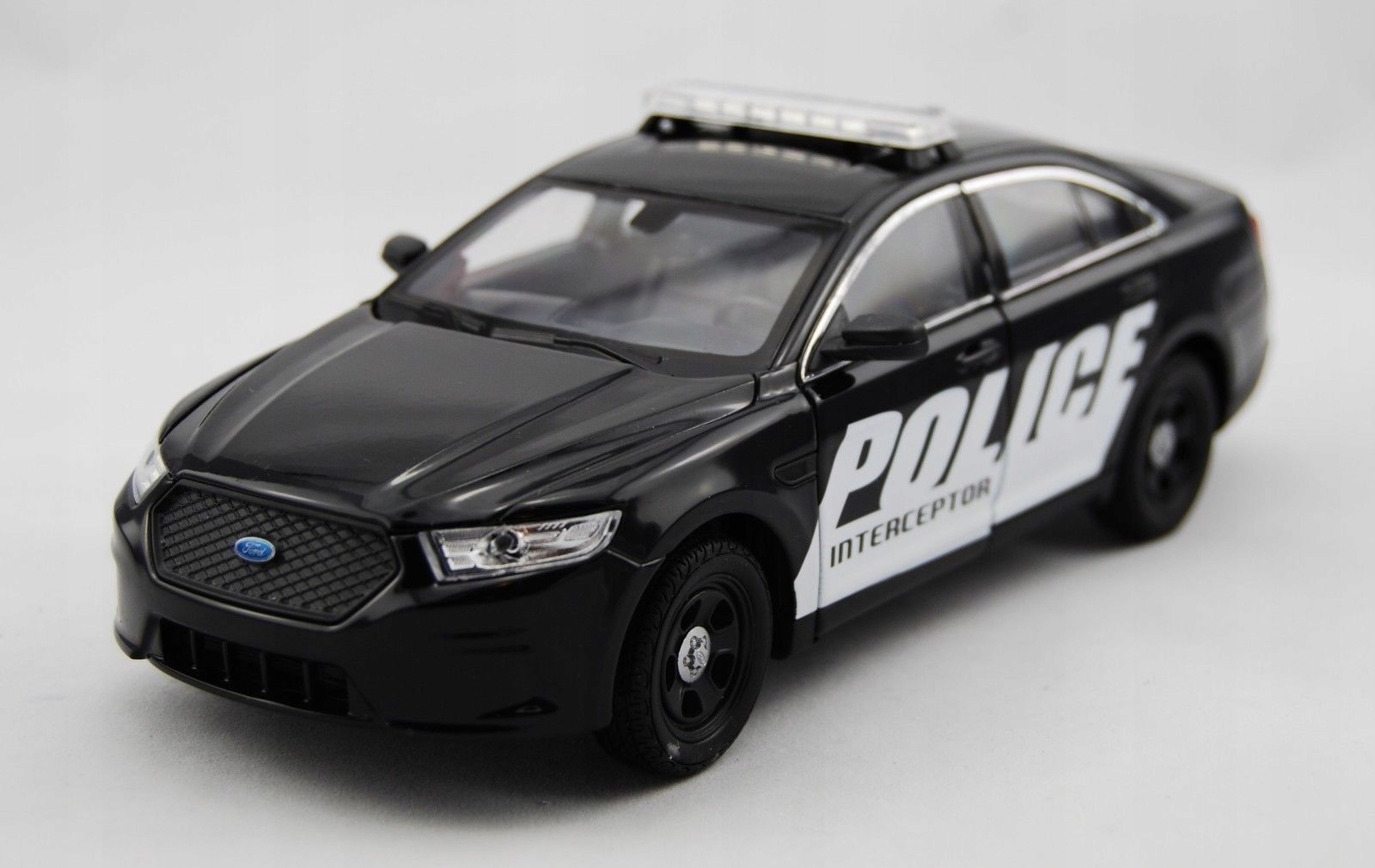 Welly Ford Police Interceptor Černá 1:24 Policie Nový Kovový Model