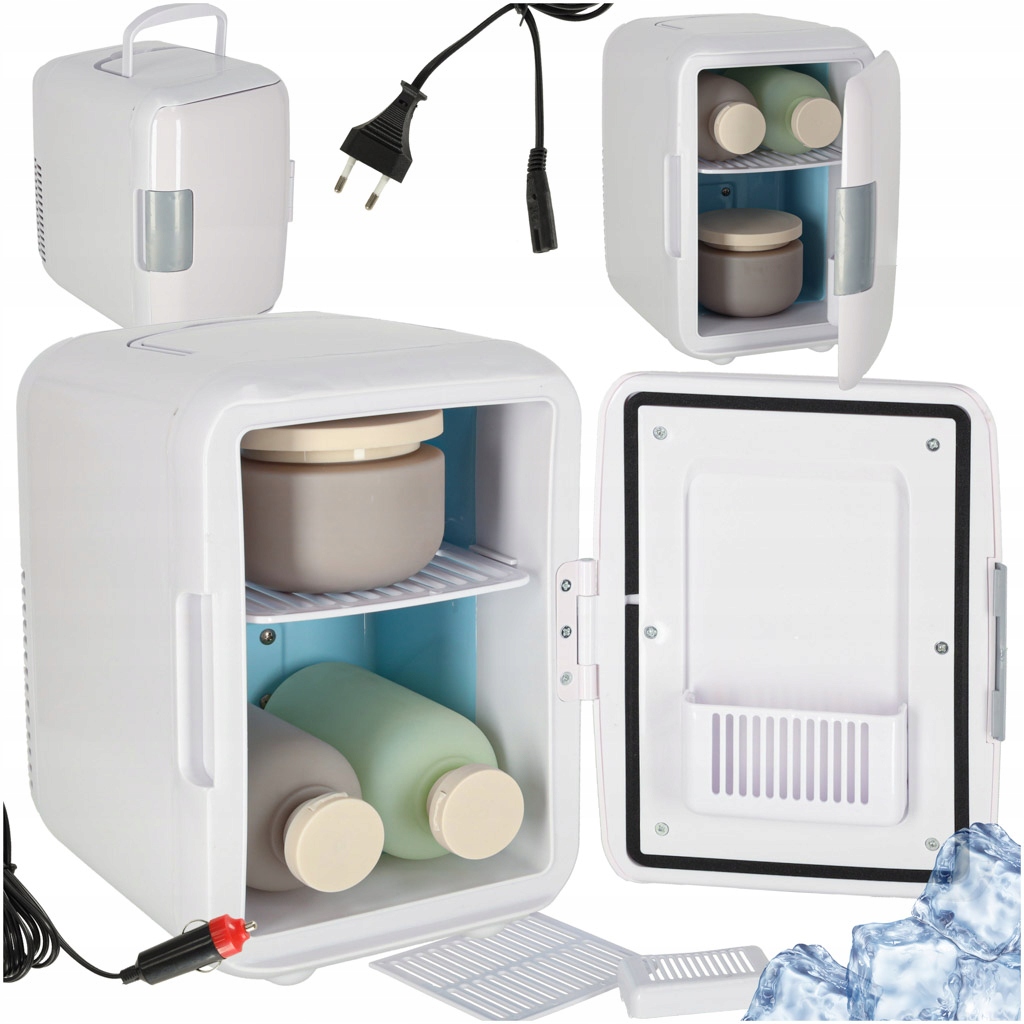 Elektrická turistická lednička automobilová na jídlo a kosmetiku 2v1 3,4 l