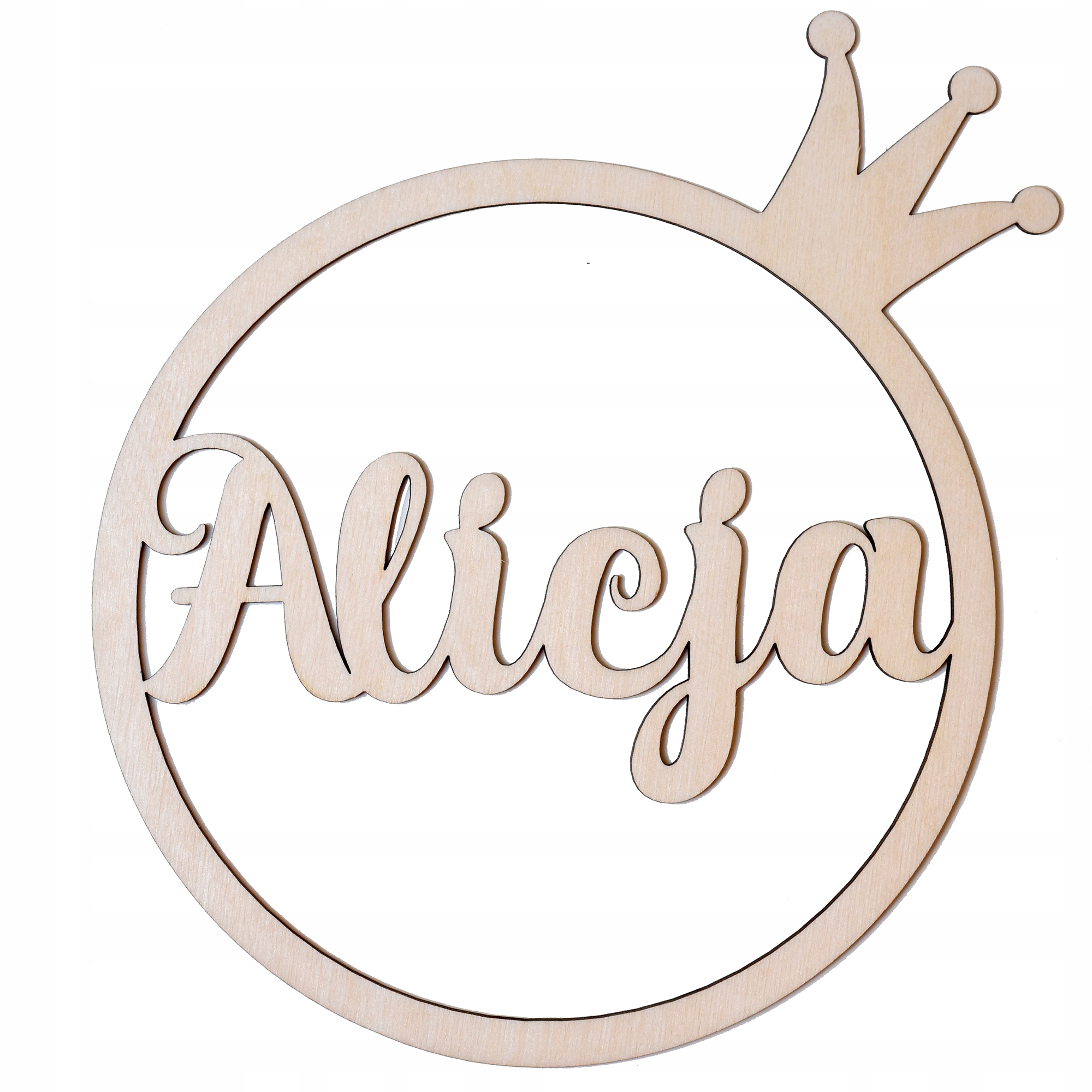 OBRĘCZ KÓŁKO KOŁO Z IMIENIEM DO ŁAPACZA SNÓW 10cm