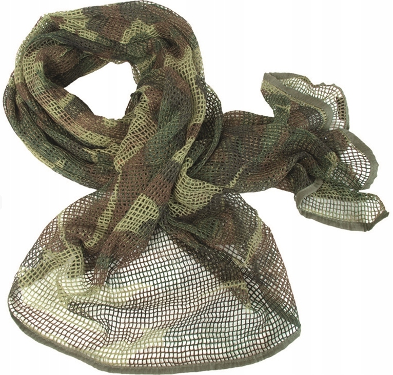 Mil-tec Siatka Maskująca Szal Snajperski Kamuflaż Moro Camo Woodland
