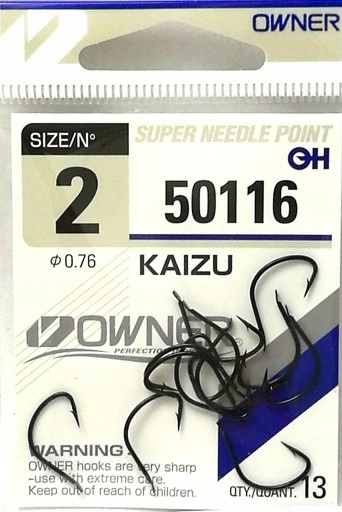 

Owner Haczyki 50116 Kaizu 8 15 szt. czarne