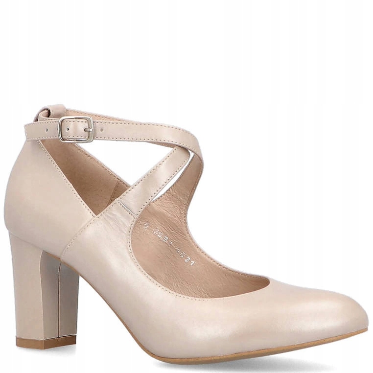 Plné svatební lodičky Kotyl 7091 Perlové 36