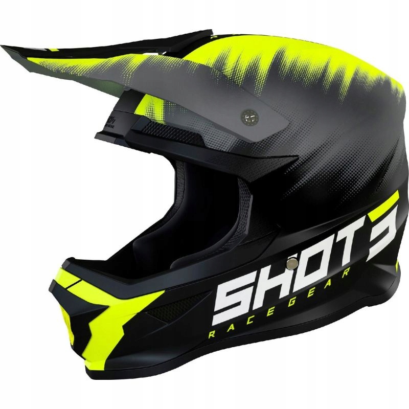 Motokrosová Prilba Shot Furious Versus Neón Žltá Matná XXL
