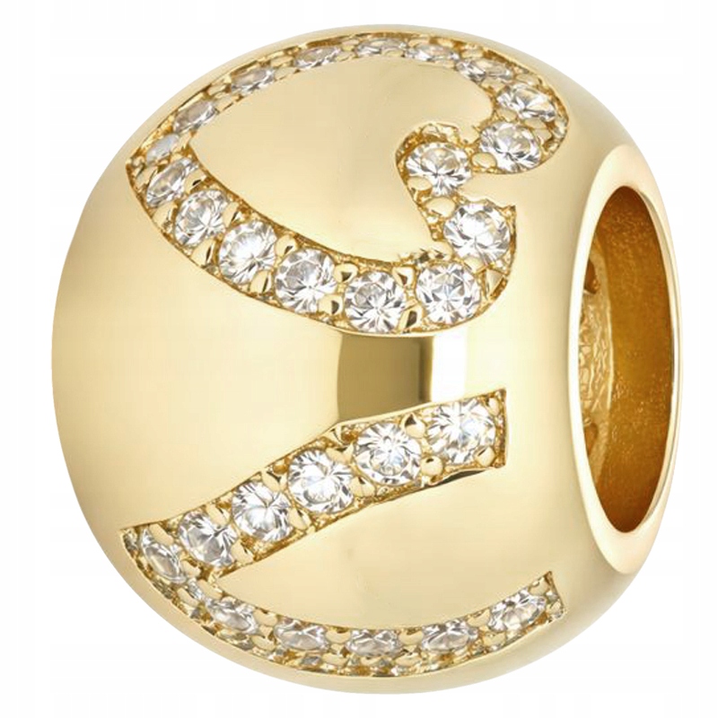 Zlaté přívěsky s nápisem Láska srdce s zirkony na Valentýna Stříbro 925