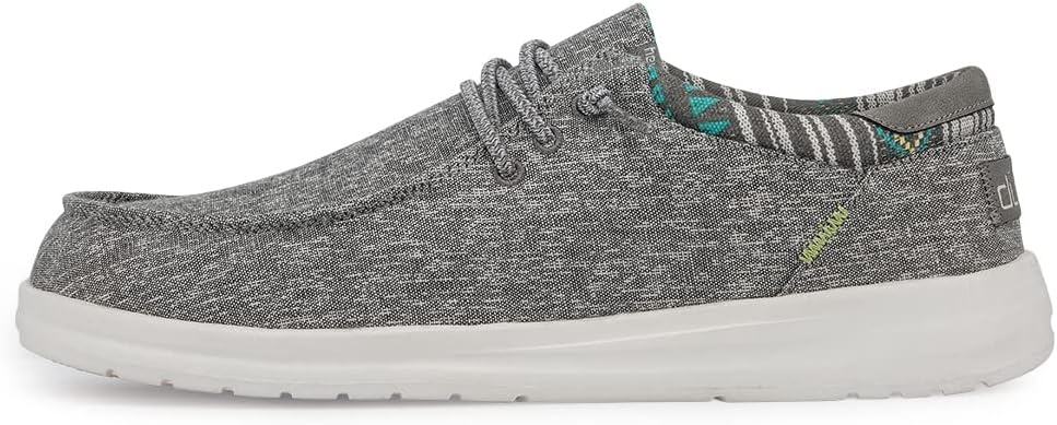 Hey Dude Šedé Pánské Tenisky S Nízkou Bílou Podrážkou 44 6CA