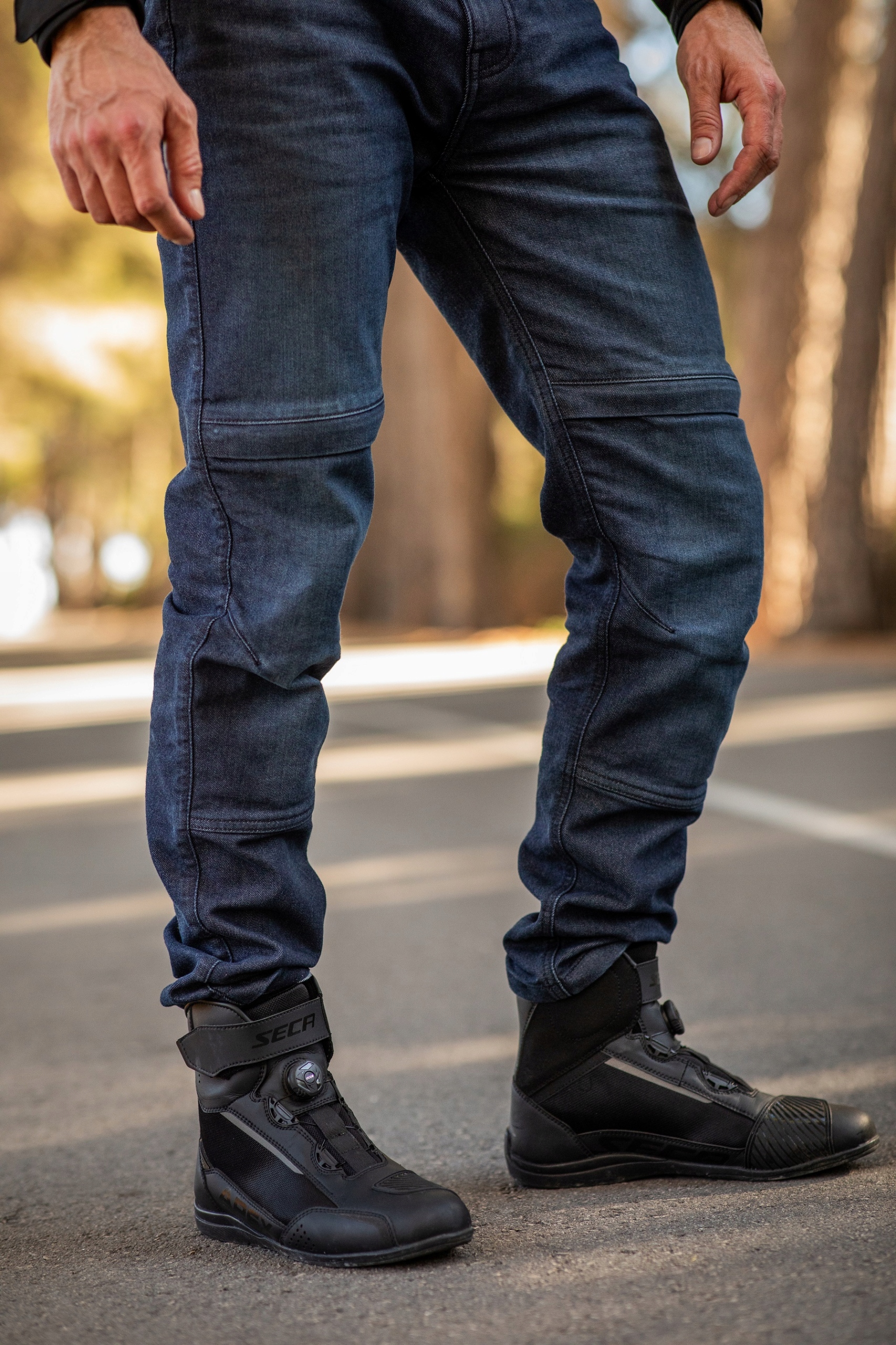 SECA SPODNIE RANGER BLUE NIEBIESKIE 30 Model RANGER