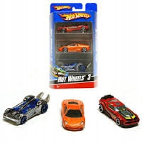 

K5904 Hot Wheels Trzypak 3szt auta samochody