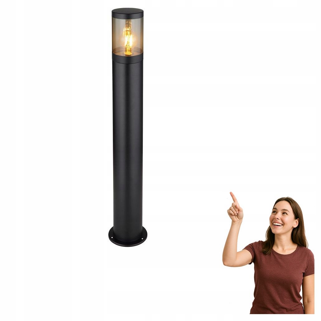Vonkajšia lampa záhradný stĺpik Xeloo 32016BS Globo
