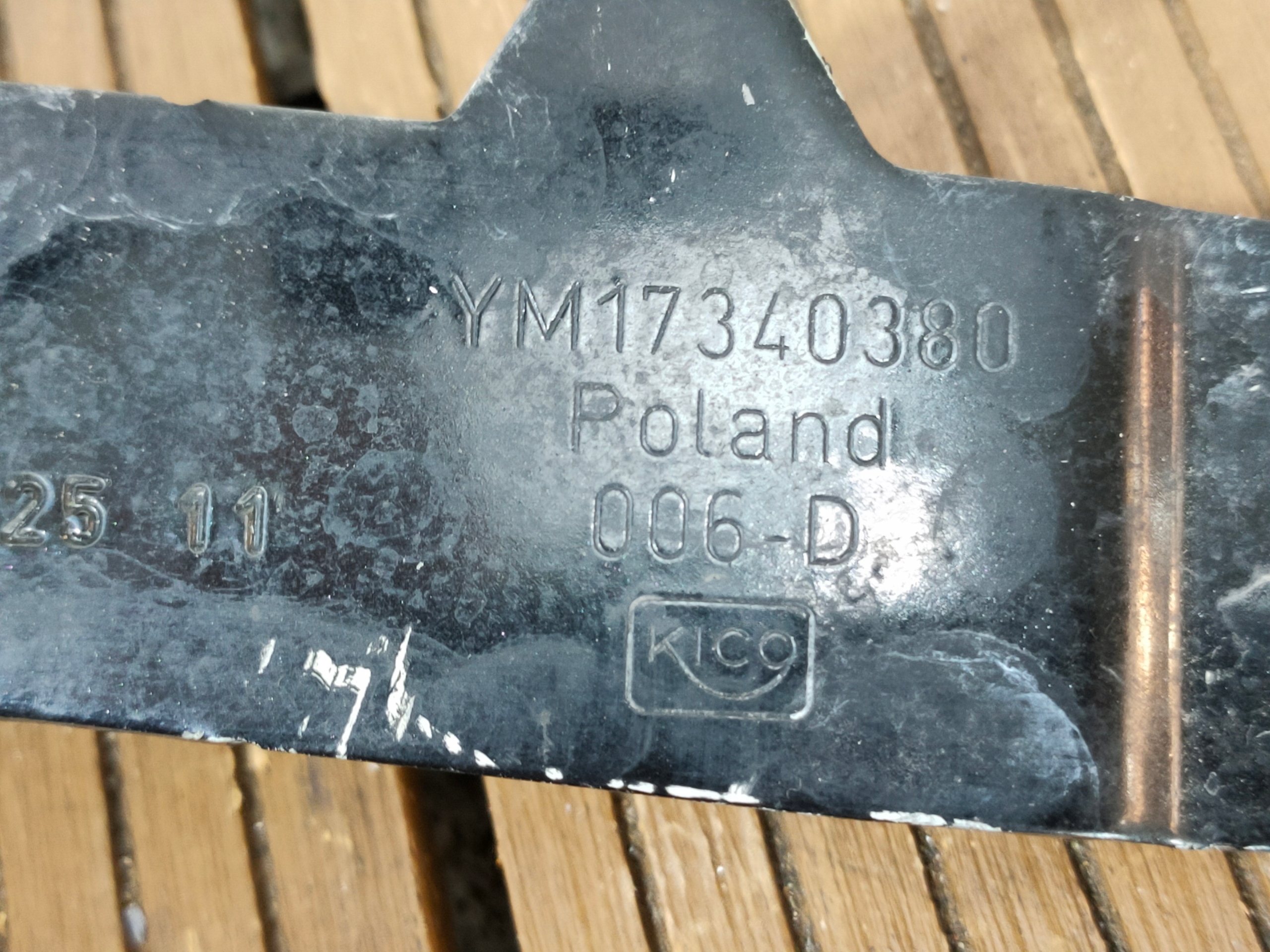 PEUGEOT RCZ 10-18 hinge bonnets left YM17340380 OE