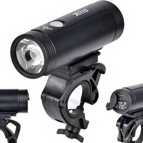 LAMPA PRZEDNIA AKUMULATOROWA PROX SPIKA 1100 LM 5000 MAH USB-C POWERBANK