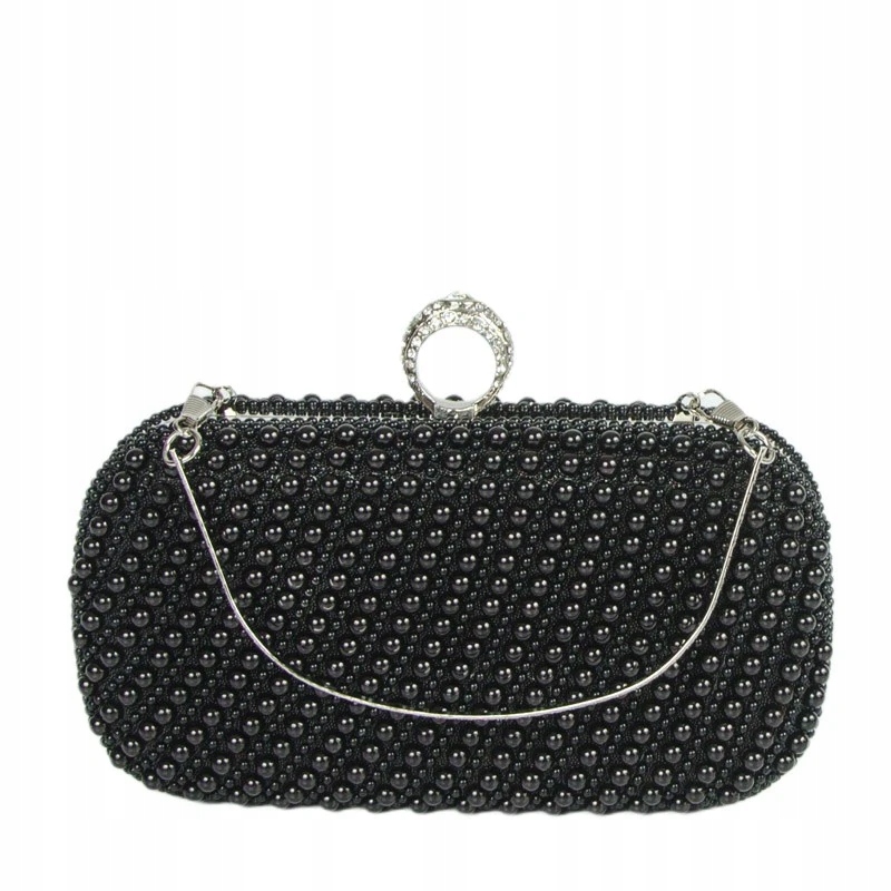 Černá Kabelka S Ozdobným Zapínáním TL07