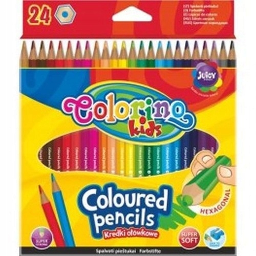 

Kredki ołówkowe heksagonalne Colorino Kids, 24 k