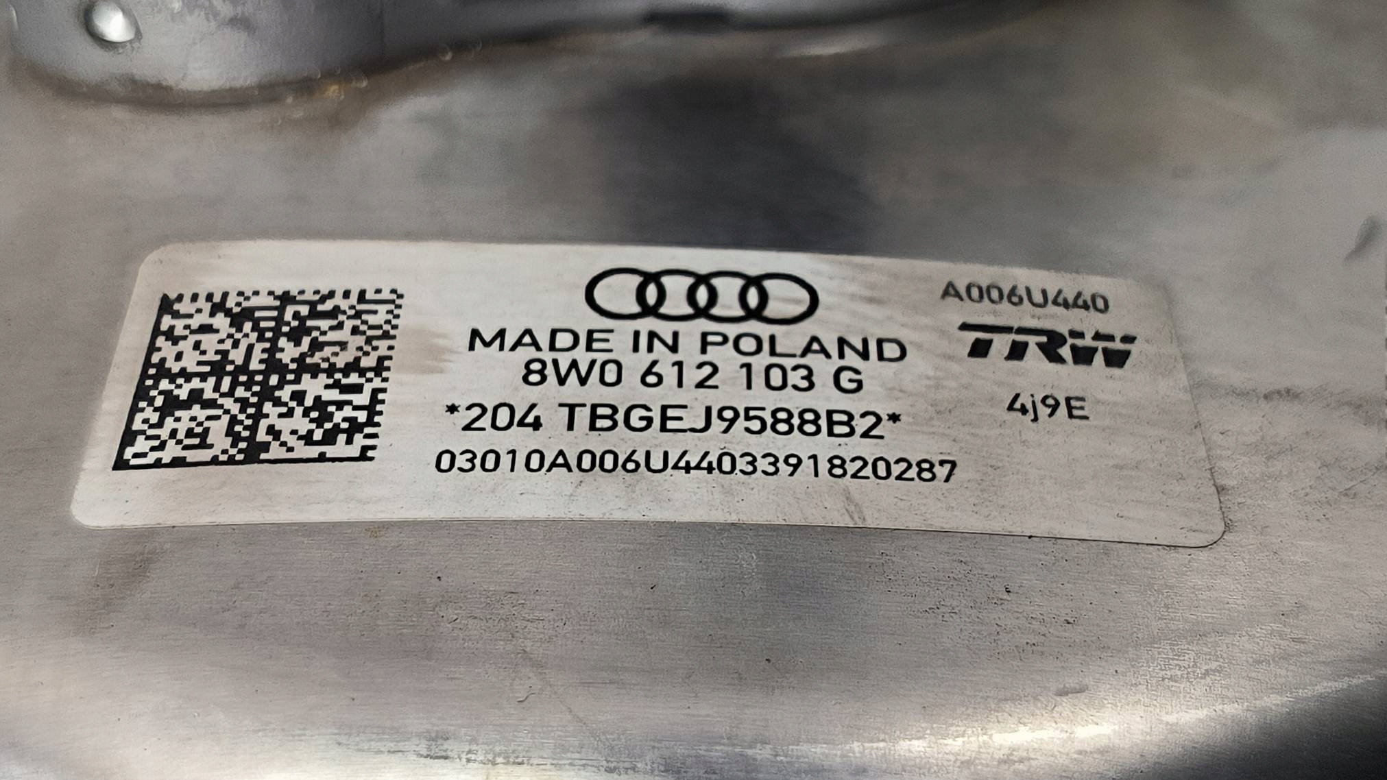 Servo bremsen 8W0612103G AUDI A4 B9 S-LINE