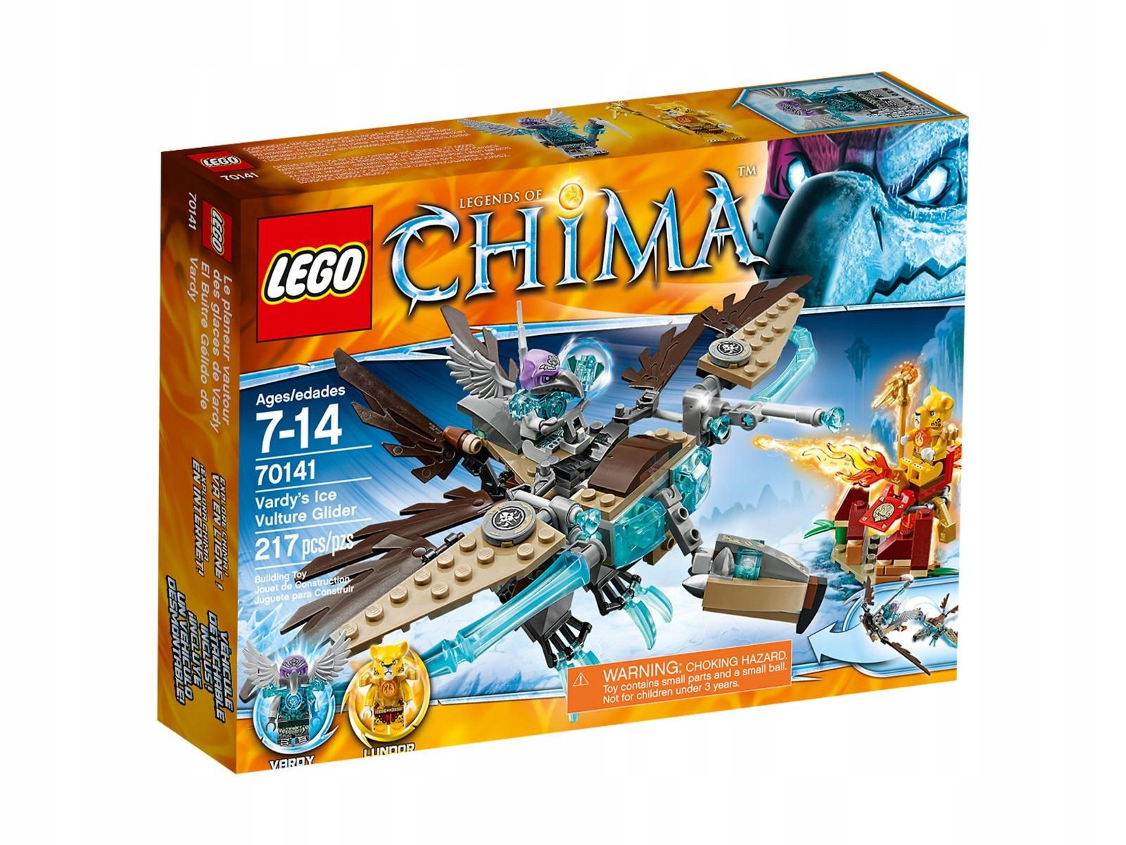 Lego Legends of Chima 70141 Vardyho ledový kluzák Nové