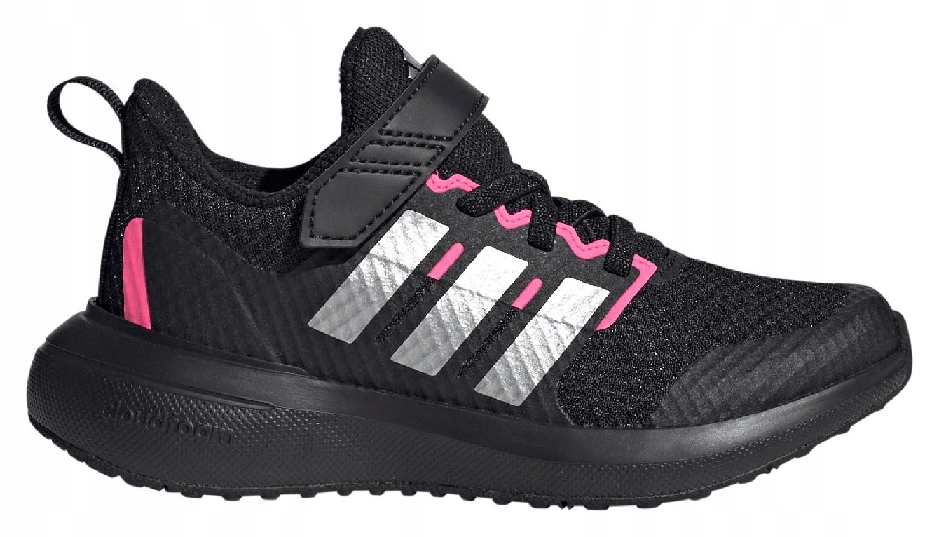 Boty Adidas Pro Děti Fortarun 2.0 El K černo-růžové IG0418 vel. 38 2/3