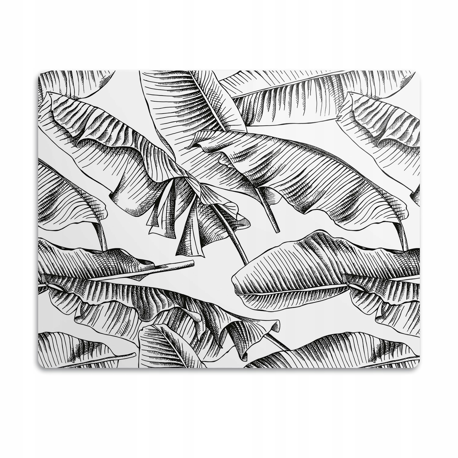 Levně Voděodolná podložka pro psa Černé listy 60x40