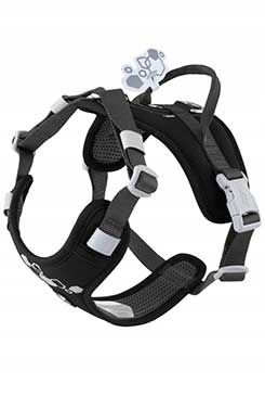 Levně Postroj Hurtta Weekend Warrior II Eco černý 75-100