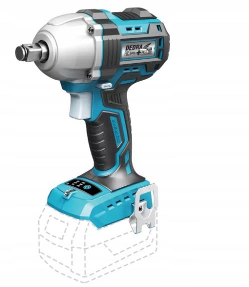 Klucz udarowy akumulatorowy 450Nm bezszczotkowy Dedra ded7147 SAS+ALL