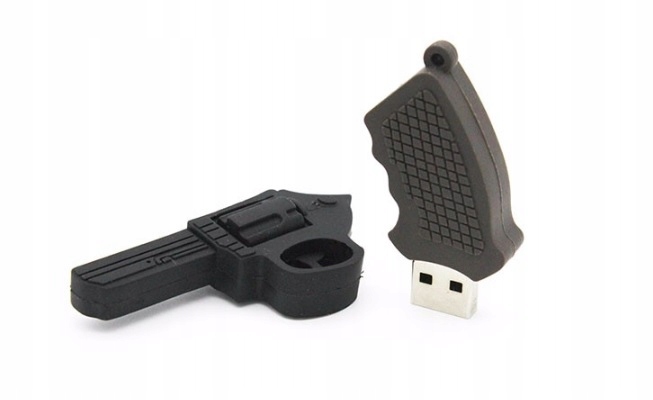 Pendrive Usb 128 Gb Fegyver Revolver Colt Militaria