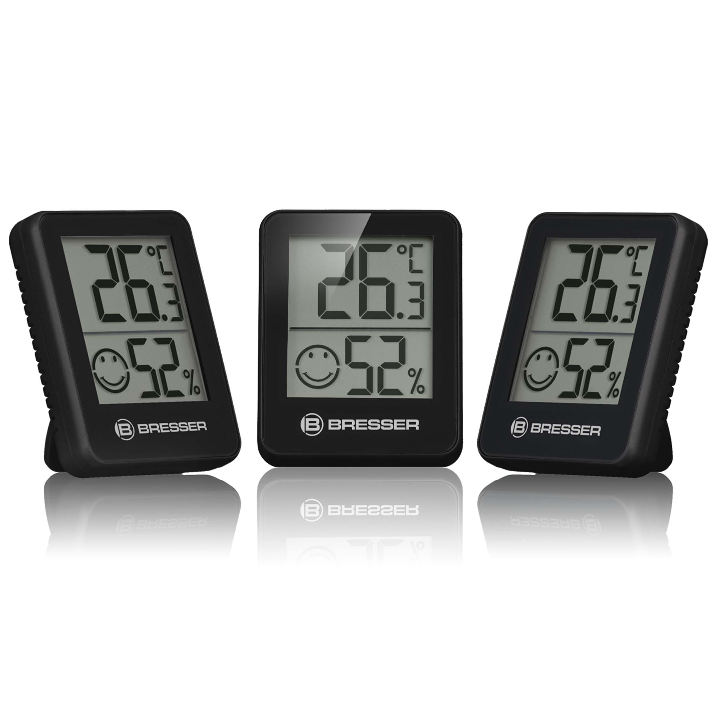 Bresser ClimaTemp Sada 3 indikátorů optimální vlhkosti a teploty