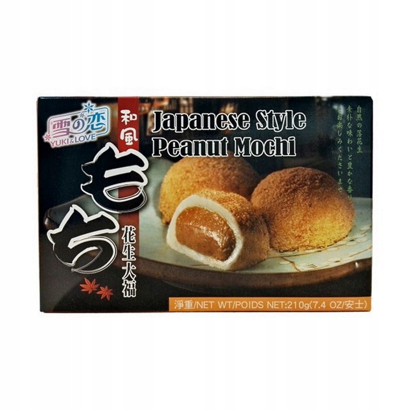 

Ciastka Ryżowe Mochi z nadzieniem orzechowym 210g