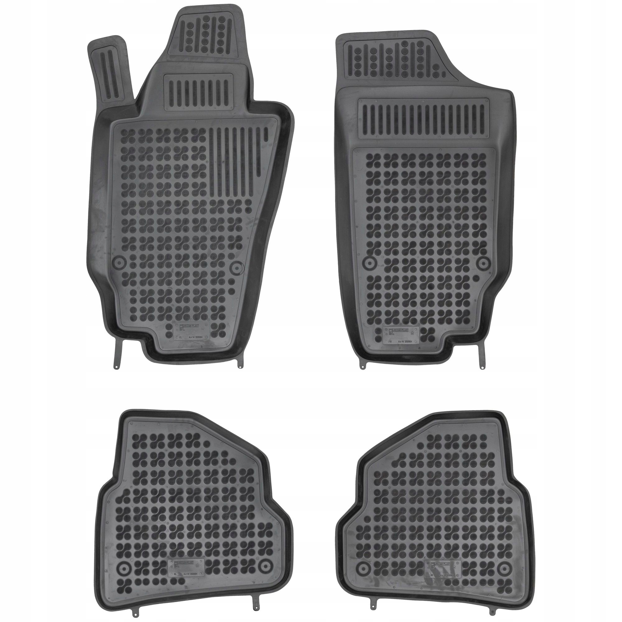 Černé koberce pro Seat Ibiza IV 2008-2017