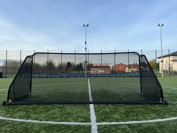 Bramka piłkarska GIZA 5m x 2m z kółkami jezdnymi Stan opakowania oryginalne