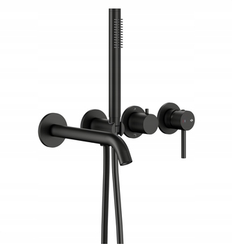 Kfa Podomietková Vaňová Súprava S 3-OTVOROVOU Batériou, 2-FUNKČNÁ, Čierna