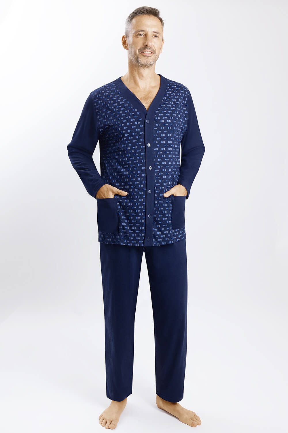 Pánské Pyžamo Se Zipem Vel. 4XL-5XL, XXXXL mix barev mix vzorů